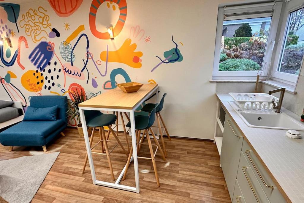 La Fresque D'Heloise - Appartement 1 Chambre 2 Lits Doubles Péruwelz 외부 사진